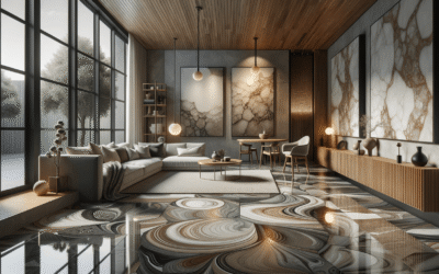 “Microcemento e Resina: Eleganza e Durabilità per Interni Moderni”